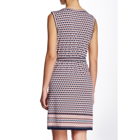 MAX STUDIO Printed Faux Wrap Dress (Size S) - Picture 2 of 8